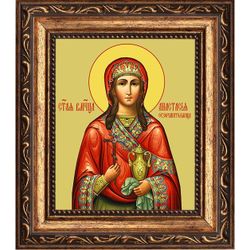 Анастасия Узорешительница Римляныня Иллирийская великомученица. Икона на холсте.