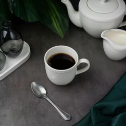 Кружка 330 мл белая d 8,5 см h9 см   Noble [6]