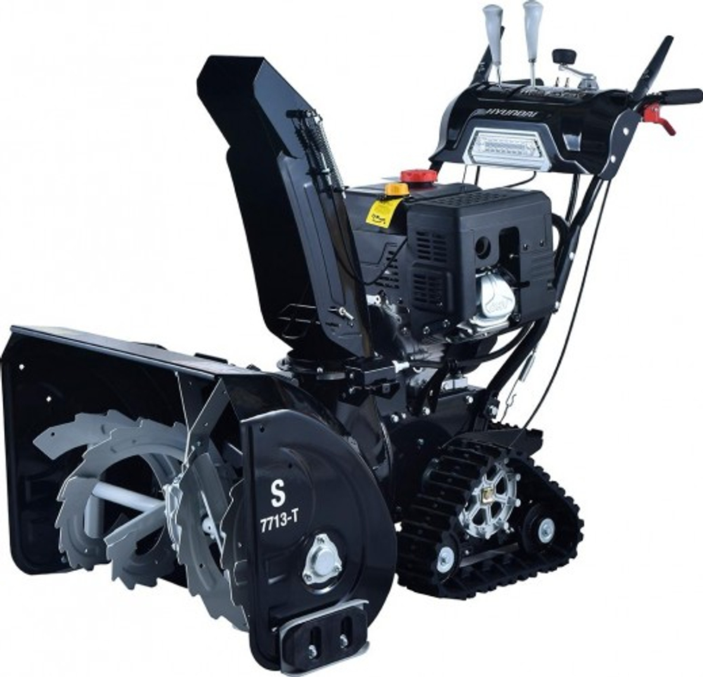 Снегоуборщик бензиновый гусеничный электростартер HYUNDAI S 7713-T