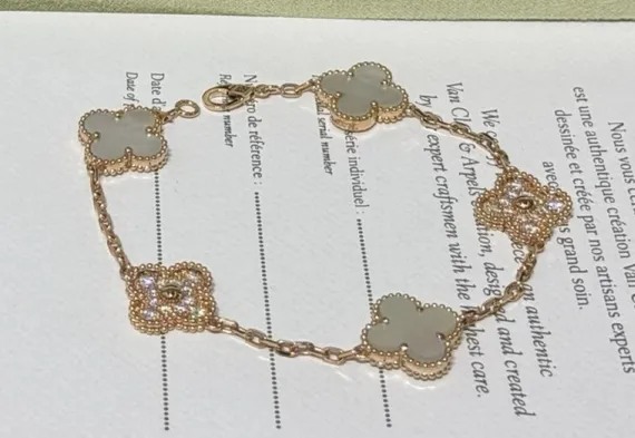 Винтажный браслет Van Cleef &amp; Arpels Alhambra, 5 мотивов