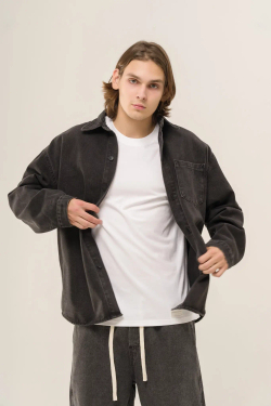 Рубашка KUL'TURA "DENIM" Черный