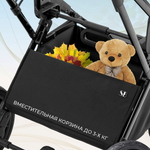 Коляска 4 в 1 Sweet Baby Ricci Air + автокресло Elegante Plus с базой i-Size ISOFIX DK780 Steel Grey (Air)