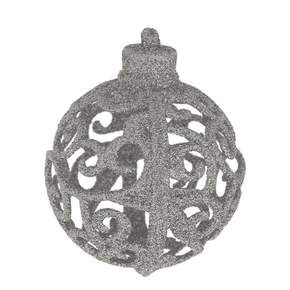 GAEM Набор из 3шт, Украшение новогоднее Шар "Трио фэнтези", D 8 см, L8 W8 H24 см