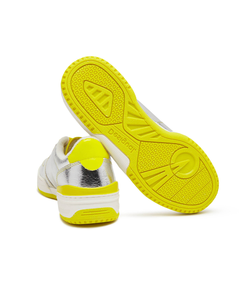 Кроссовки Desigual - серебряный(23SSKP06)