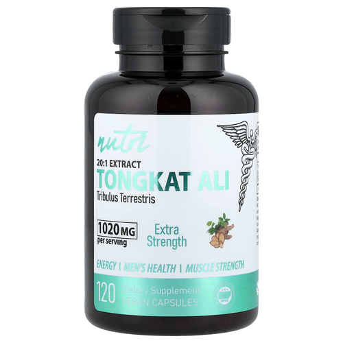 Nutri, 20:1 экстракт эврикомы длиннолистой, 120 веганских капсул