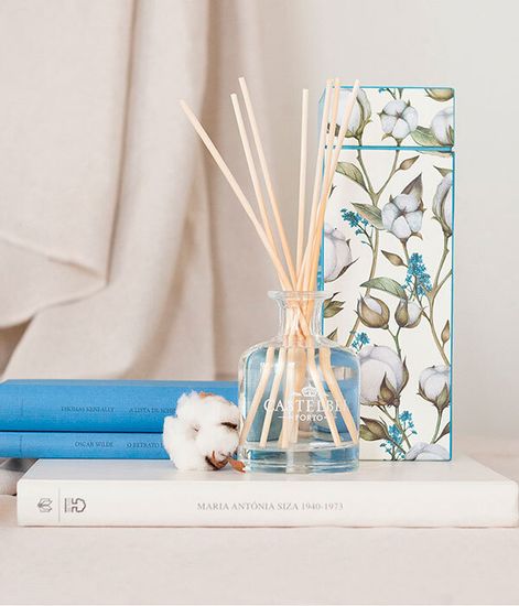 Цветы хлопка, ароматический диффузор Cotton Flower, Castelbel Porto