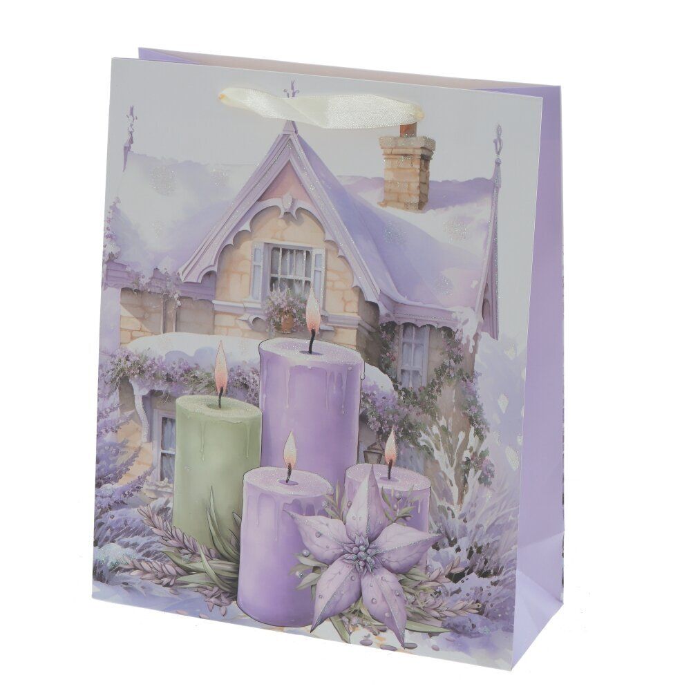 GAEM Пакет подарочный (бумага 210г/м2, блок микс 12шт), L26 W10 H32 см, 4в.