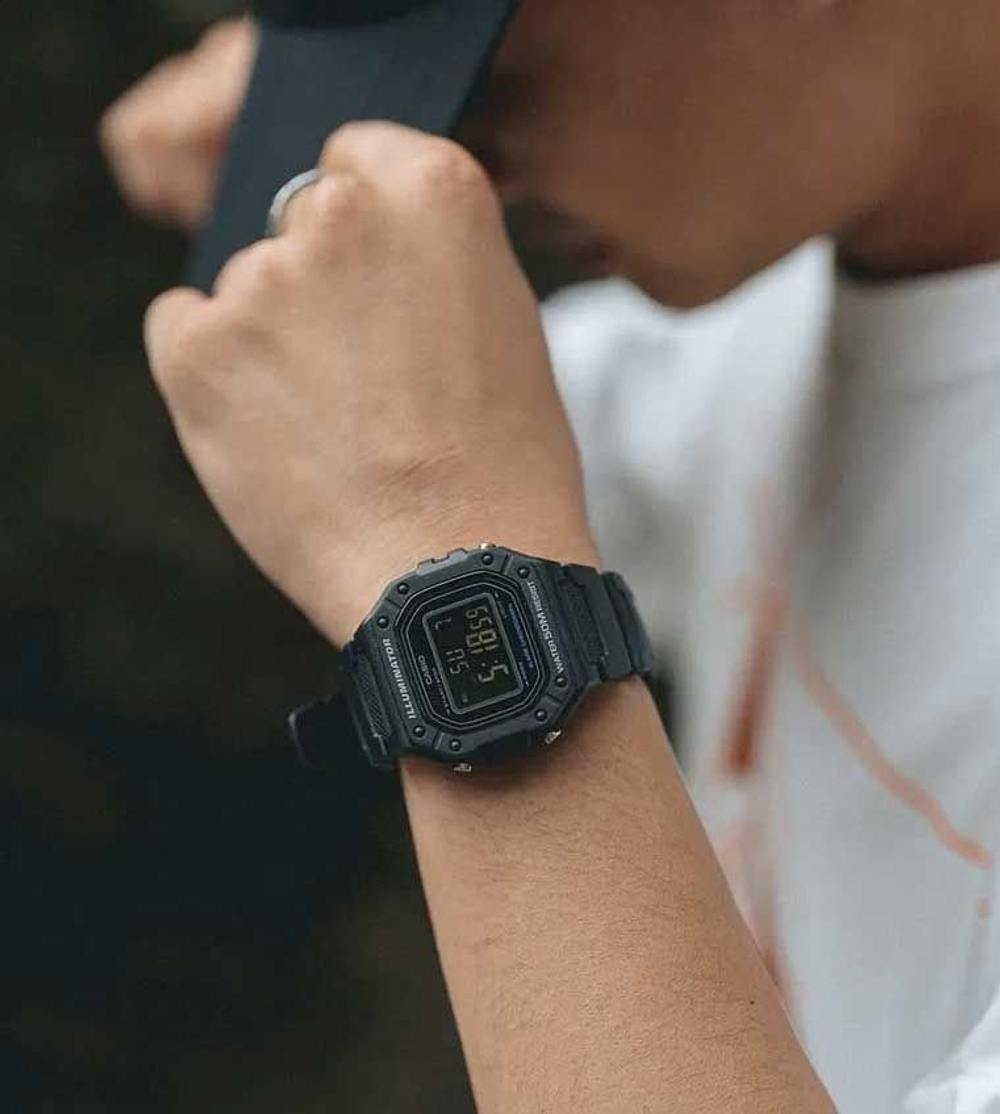 Мужские наручные часы Casio W-218H-1B