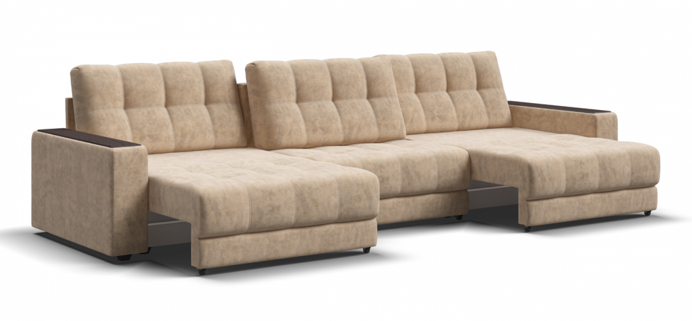 Диван Босс Гранд Велюр Роял шампань