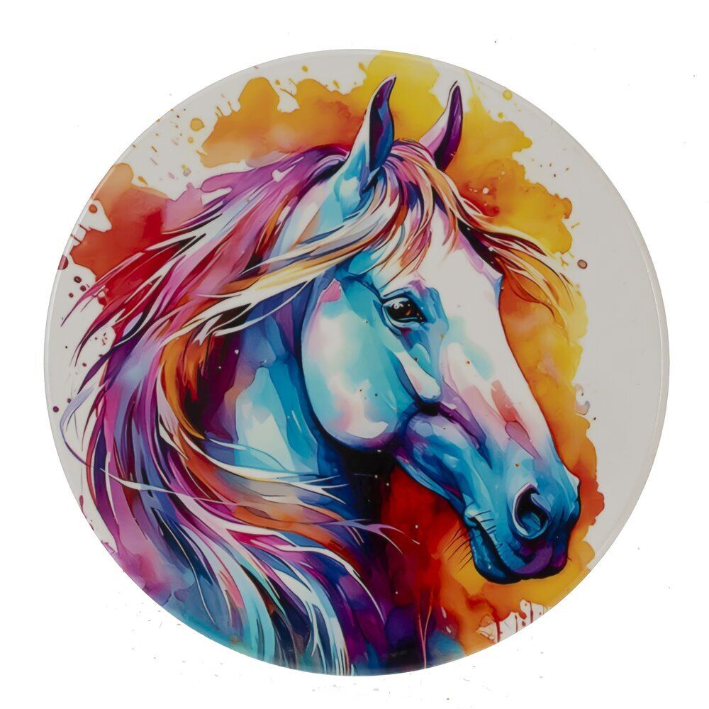 GAEM Декоративная подставка под горячее "Лошадь", L10 W10 H0,5 см, 4в.