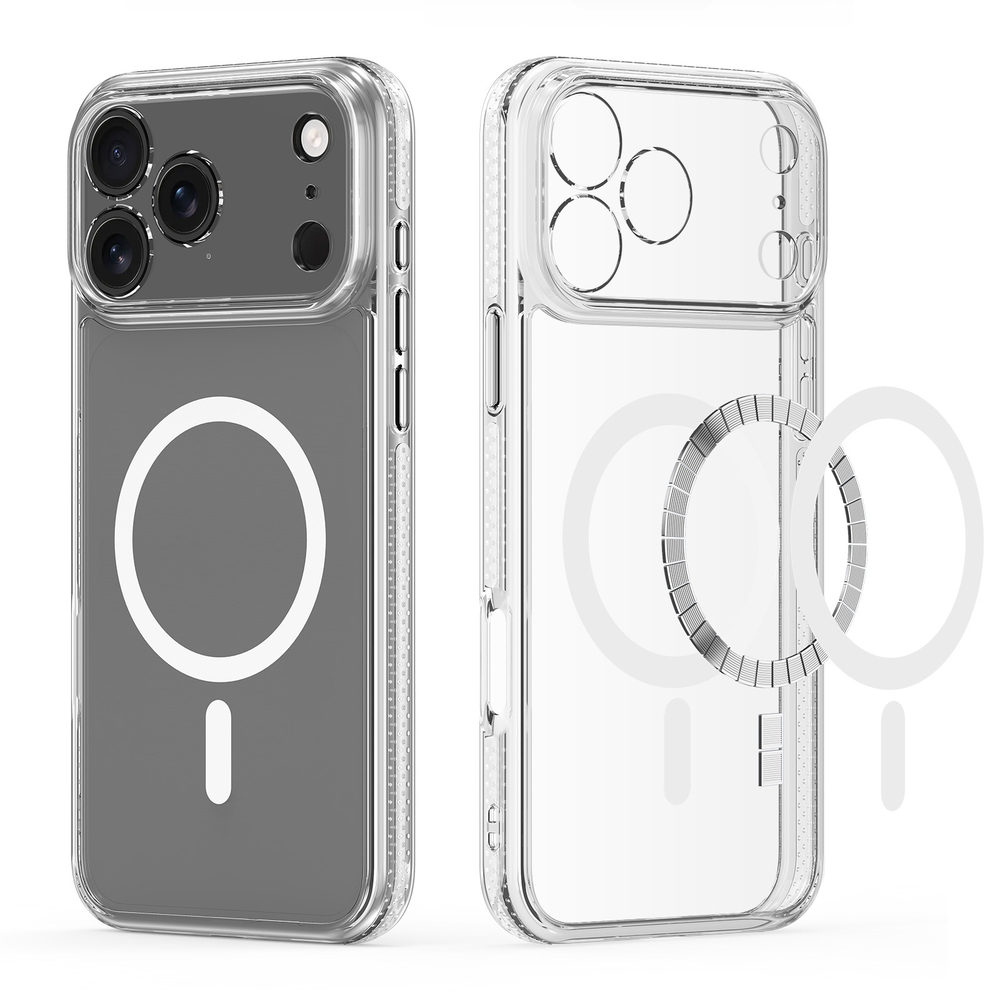 Усиленный прозрачный чехол с поддержкой MagSafe от Dux Ducis для iPhone 17 Pro, серия Clin Mag Series Case