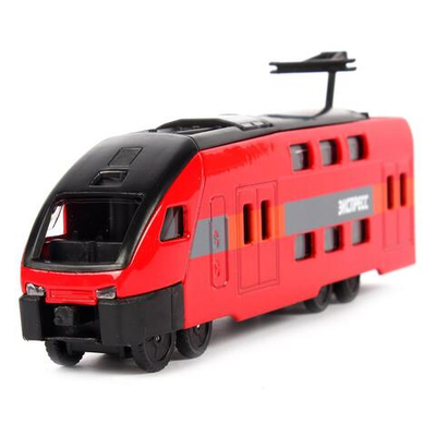 Модель ин. мет. "Поезд экспресс" 16см, открыв. двери, коробка SB-18-15WB.19 (Технопарк)