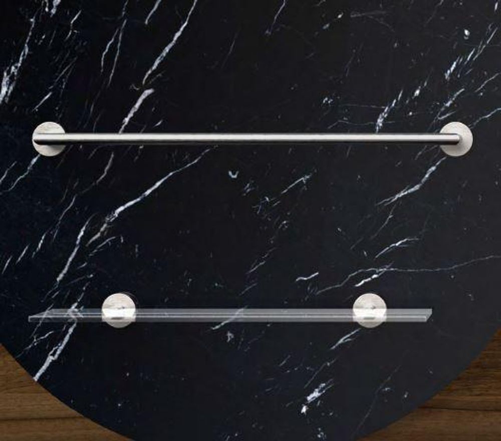 Полотенцедержатель 650 мм нерж. сталь NIZA 16850.60.S матовый