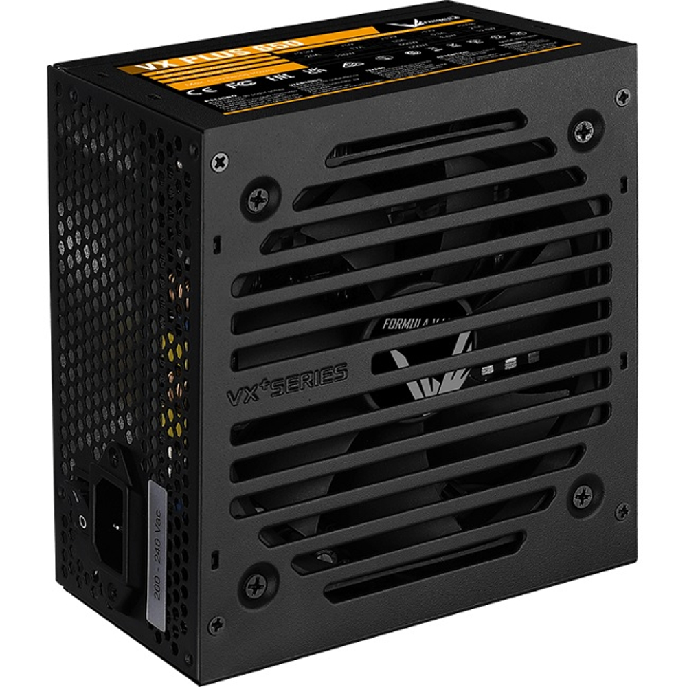 Блок питания AeroCool 650W VX PLUS, 120 мм, 80 PLUS (VX PLUS 650)