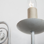 Настенный светильник 60018/2 белый с золотом