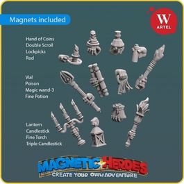 Части для миниатюр Magnetic Heroes: Dungeons Crawl