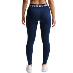 Женские леггинсы Nike Pro Mid-Rise Crop - midnght navy/white
