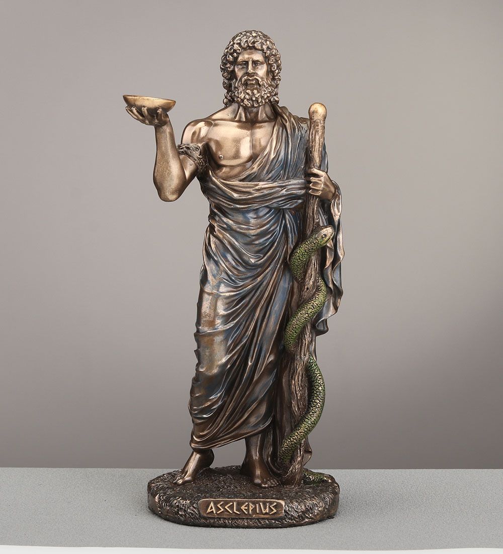 Veronese WS-1320 Статуэтка «Асклепий - бог медицины и врачевания»