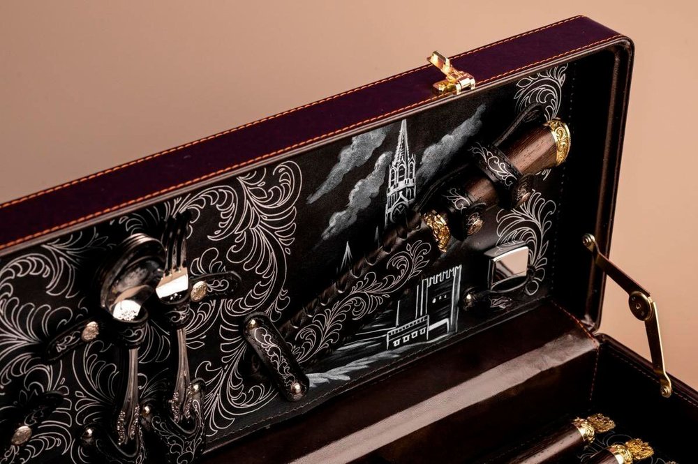 Подарочный набор для пикника в кейсе "Державный"