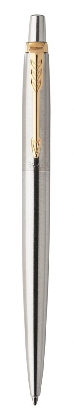 Шариковая ручка Parker Jotter Essential, St. Steel GT, стержень: Mblue