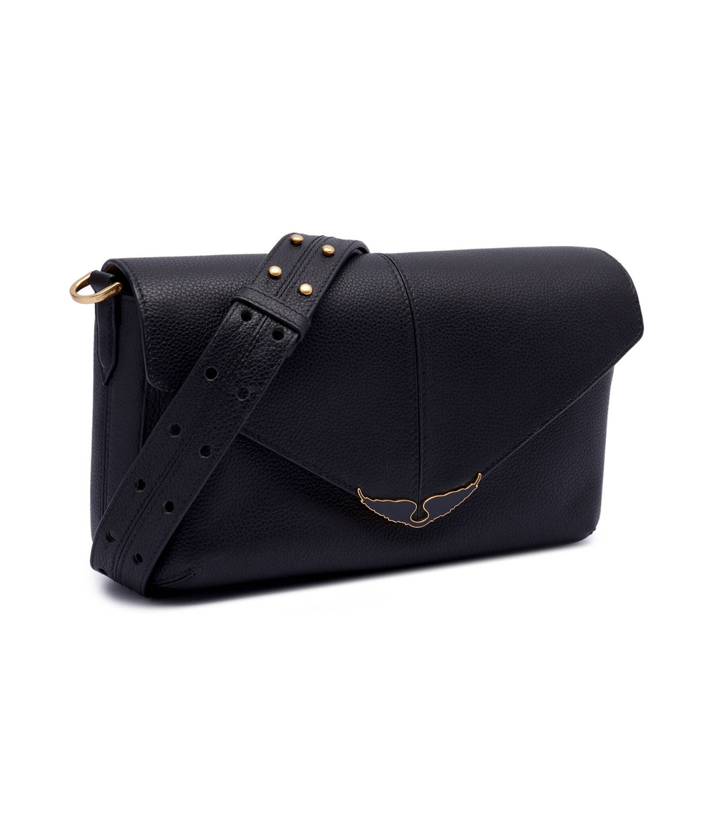 Кожаная сумка через плечо BORDERLINE DAILY Zadig&Voltaire - черный(LWBA02493)