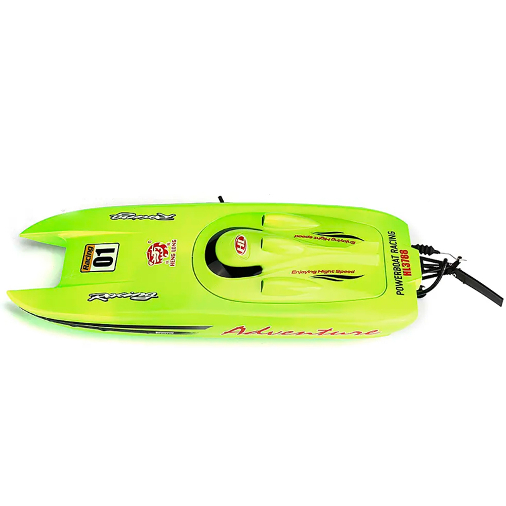 Радиоуправляемый гоночный катер Heng Long Adventure RTR 2.4GHz - HL3788-GREEN