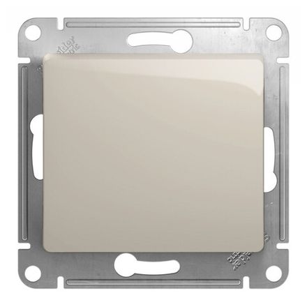 Переключатель одноклавишный Systeme Electric Glossa Молоч 10А