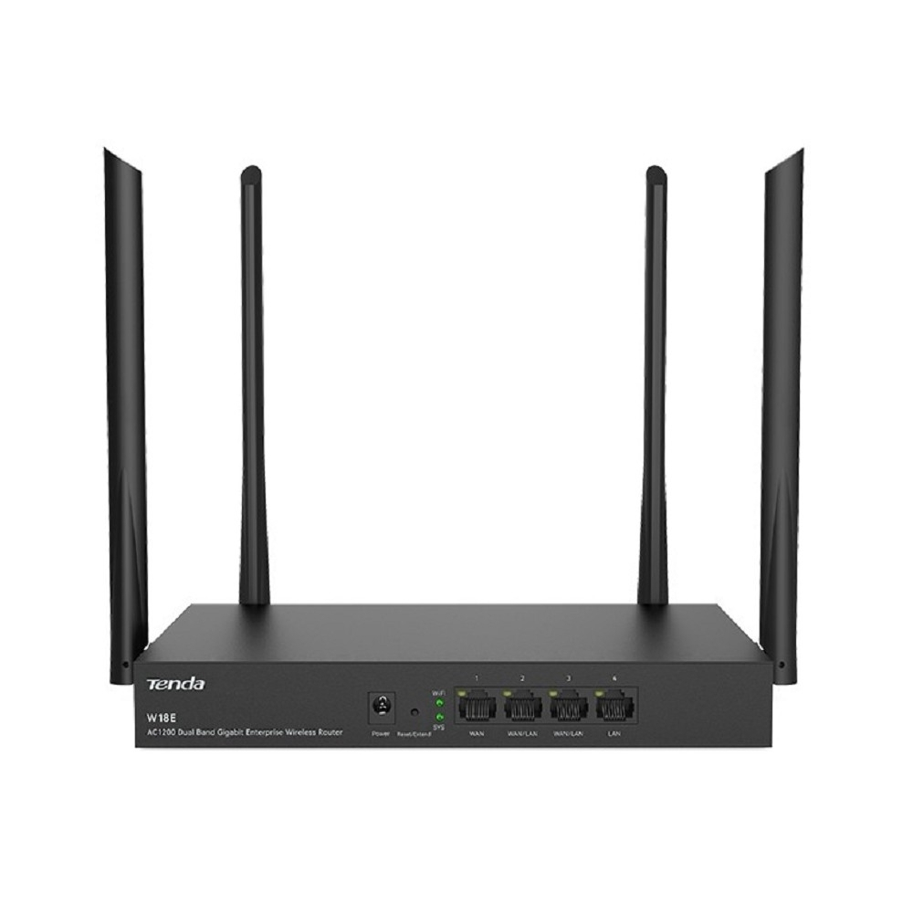 Маршрутизатор TENDA W18E AC1200 Двухдиапазонный гигабитный Wi-Fi Роутер