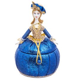 Народные промыслы RK-731/3 Кукла-шкатулка «Дама в нарядном платье»
