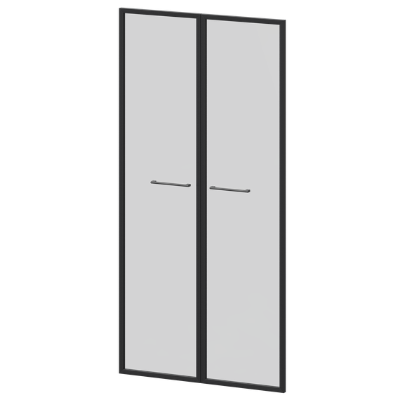 Фасады рамочные стеклянные KZF-48RS(Ч) Тонированный 784x20x1564 Кортез