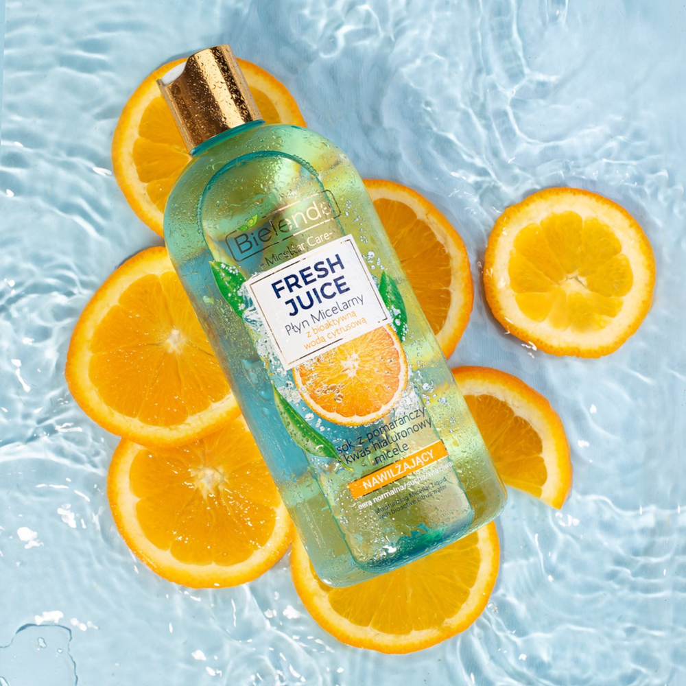 Bielenda Fresh Juice Orange - увлажняющая мицеллярная вода /   500  ml  / GTIN 5902169033996