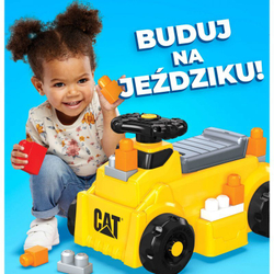 Fisher-Price Mega Bloks CAT — ездовое транспортное средство + 10 блоков HDJ29