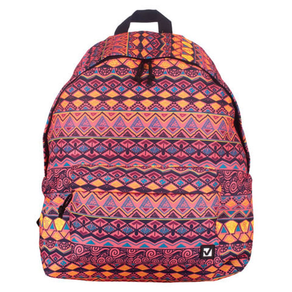 Рюкзак BRAUBERG универсальный, сити-формат, оранжевый, "Сафари", 23 литра, 43х34х15 см, 226413