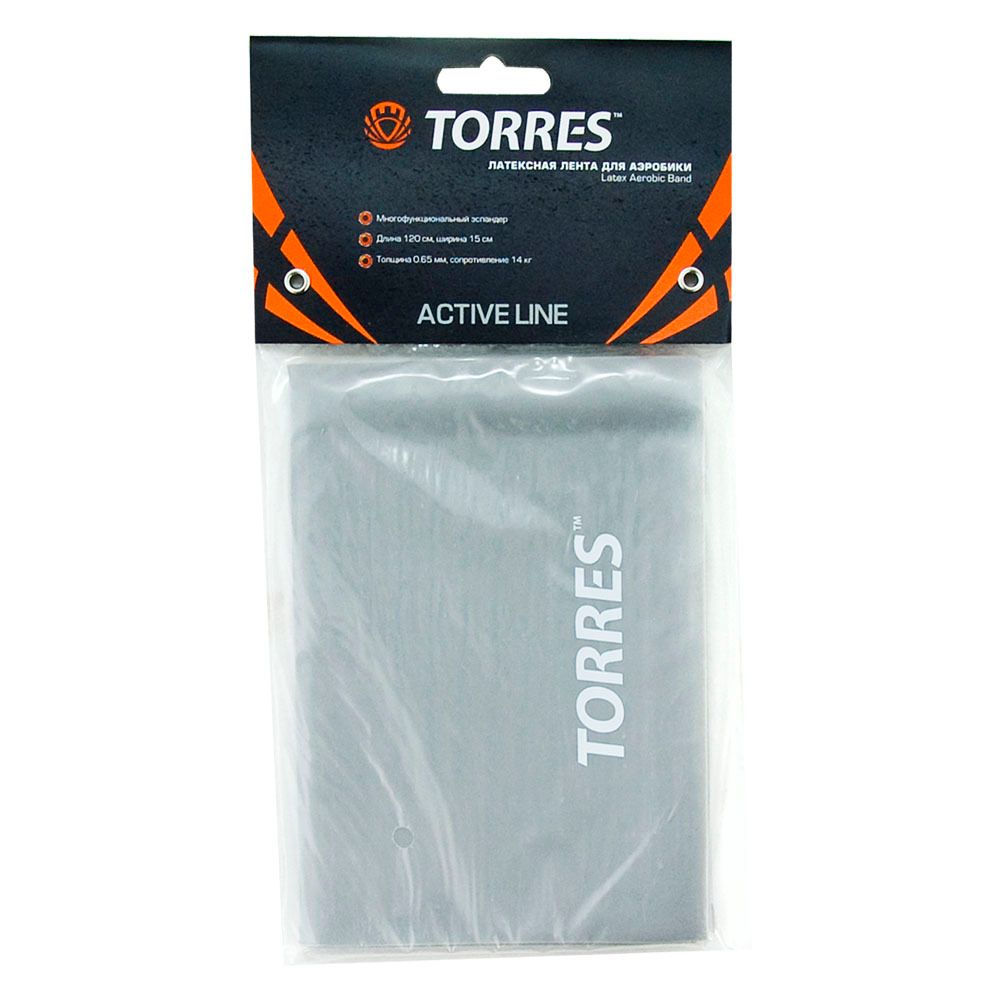 Эспандер латексная лента TORRES AL0019, размер 120х15 см, сопротивление 14 кг