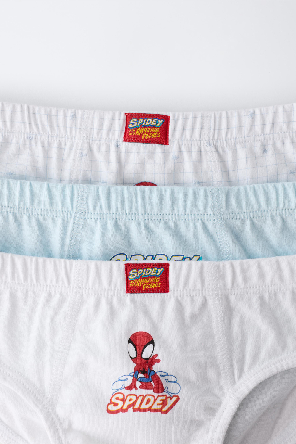 ZARA НАБОР ИЗ ТРЕХ ТРУСОВ SPIDEY © MARVEL, РАЗНОЦВЕТНЫЙ