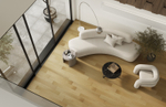 Кварцевый паркет Quartz Parquet Классик Дуб Медовый Раф 463 браш, фаска