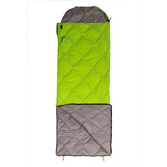 Спальный мешок пуховый (190+30)х75см (t-5C) зеленый (PR-YJSD-25-G) PR