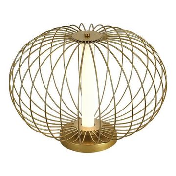 Настольная лампа LED 1*10W 3000K SL6124.204.01 золотистый Slice ST-Luce