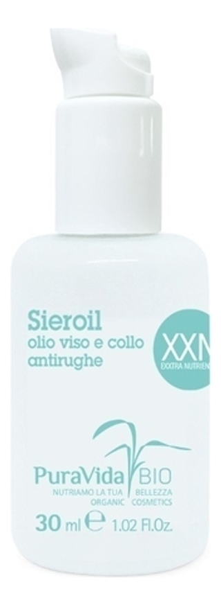 PuraVida Bio Антивозрастное масло для лица и шеи Sieroil - XXN Sieroil Anti-age face and neck oil ,30 мл