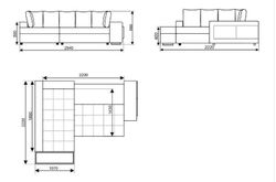 Диван угловой "Жардин 3" , Новый Век, г.Екатеринбург