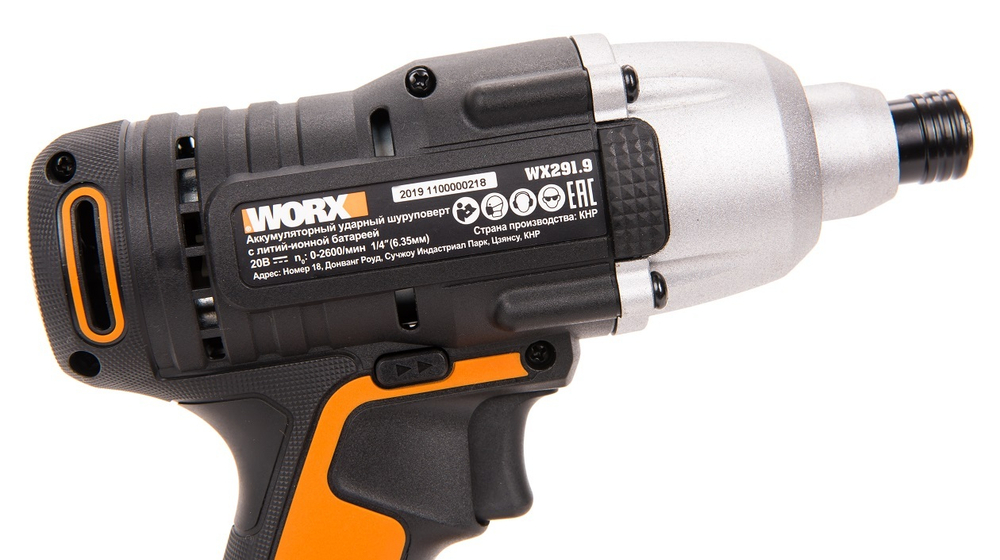 Шуруповерт импульсный ударный аккумуляторный WORX WX291
