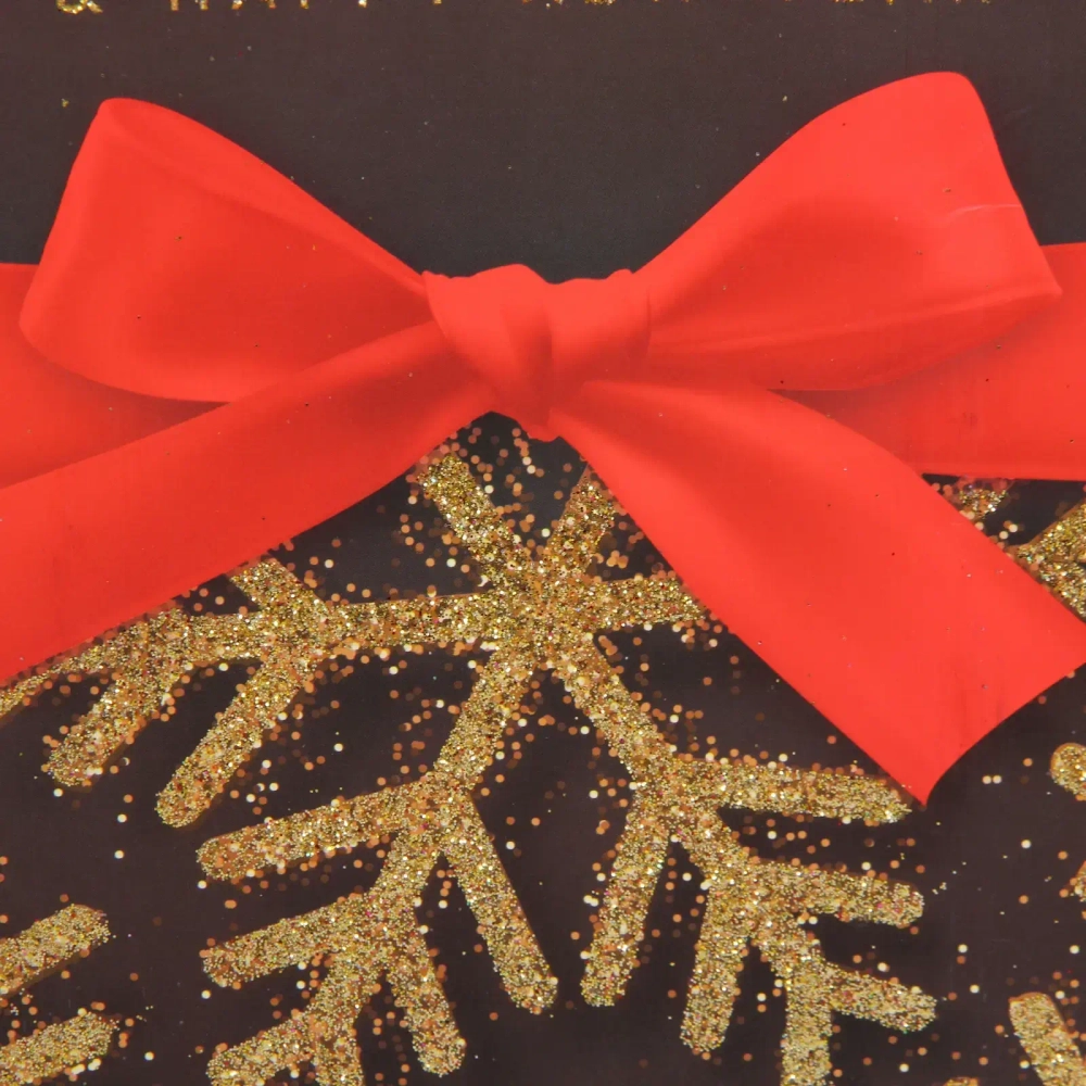 Пакет подарочный «Новогоднее поздравление» 26*32*10 см