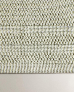 ZARA HOME КОВРИК ДЛЯ ВАННОЙ ИЗ ХЛОПКА С АНТИСКОЛЬЗЯЩЕЙ ПОВЕРХНОСТЬЮ, ЗЕЛЕНЫЙ
