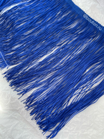 Бахрома синяя 18 см.