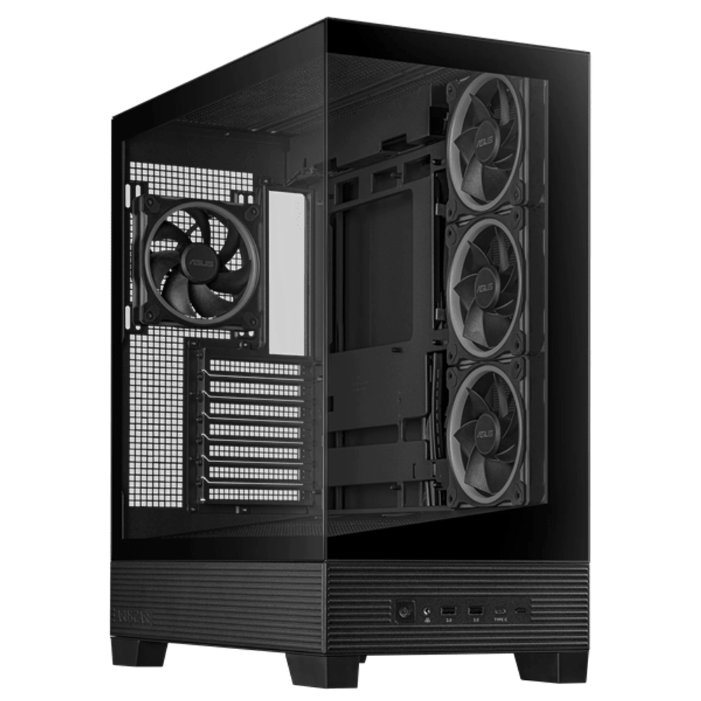 Корпус ASUS A31 PLUS TG ARGB BLACK Micro-ATX/Mini-ITX A31 PLUS/BK/TG/ARGB//