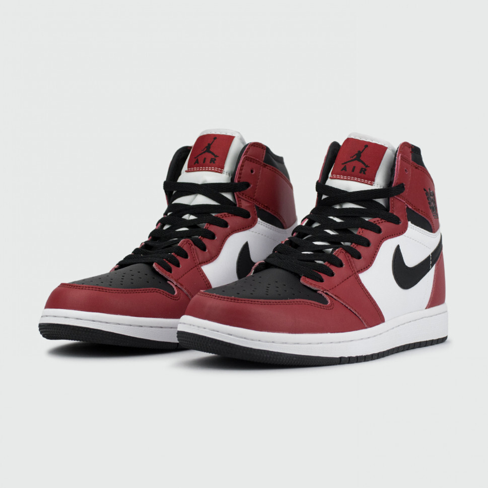 кроссовки Air Jordan 1 Red / Black Winter