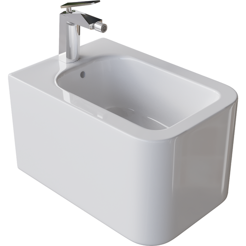 Биде подвесное Boheme Mane 970-BDT-W, белый глянец