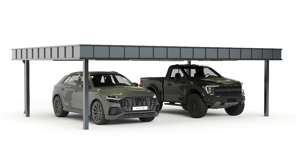 Навес на два автомобиля SK00307