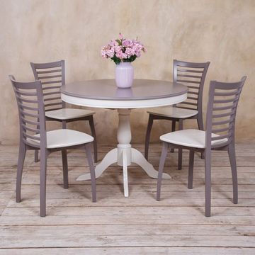 Стол Эдельвейс К 1000 (бук тон шале/подстолье тон 1)