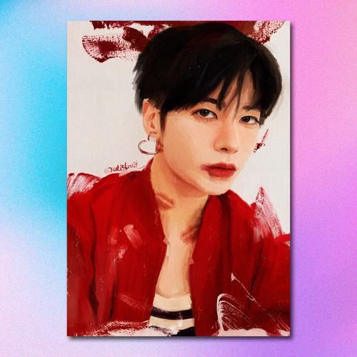 Арт принт / ediskard / TXT / Тэхен #1